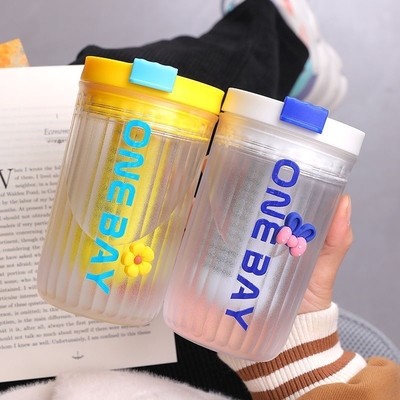 500 ml Μεταφορτώσιμο Κούπα Καφέ Με υψηλή αισθητική διάταξη τσαγιού πλαστικό Κούπα για προϊόντα γραφείου