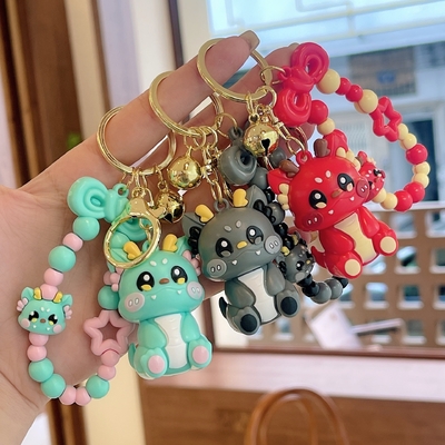 3.5cm*5cm PVC Dragon Keychain Καλό μικρό δώρο για σακίδιο κρεμασμένη αλυσίδα περιλαμβάνεται