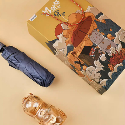Τεχνικές εκτύπωσης UV Zhaocai Cat Guardian Umbrella Cup Set για επαγγελματίες ταξιδιώτες