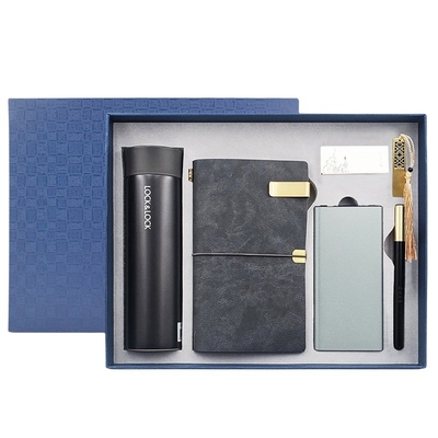 Dongfangyun EPOT Notebook Buckle Warm Cup Power U Disk Set με εκτύπωση με μεταξένια οθόνη