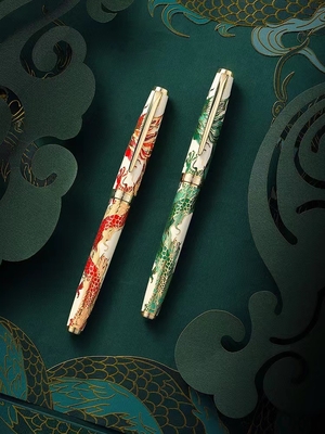 Ήρωας 100 Pen 14K Χρυσή πένα το έτος της Loong Αναμνηστική συλλογή Custom Logo