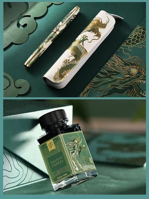 Ήρωας 100 Pen 14K Χρυσή πένα το έτος της Loong Αναμνηστική συλλογή Custom Logo