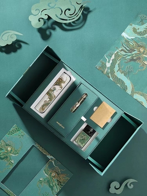 Ήρωας 100 Pen 14K Χρυσή πένα το έτος της Loong Αναμνηστική συλλογή Custom Logo