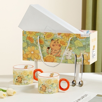 Τεχνικές εκτύπωσης με μεταξένιο οθόνο U Creative Cup Gift Box Set για ένα μοναδικό χώρο διαβίωσης