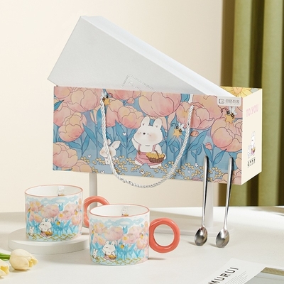 Τεχνικές εκτύπωσης με μεταξένιο οθόνο U Creative Cup Gift Box Set για ένα μοναδικό χώρο διαβίωσης