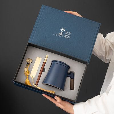Εταιρικά Ετήσια Συνέλευση Δώρα Custom Brass Bookmark Gift Box Set για Τελικά σημειωματάρια