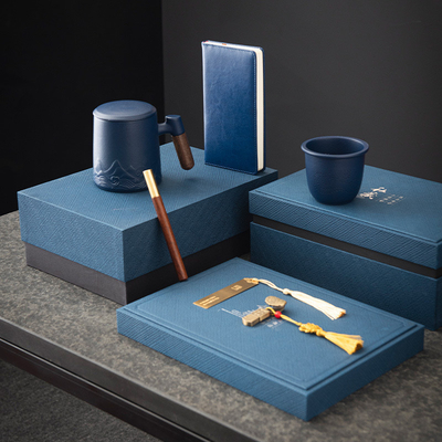 Εταιρικά Ετήσια Συνέλευση Δώρα Custom Brass Bookmark Gift Box Set για Τελικά σημειωματάρια