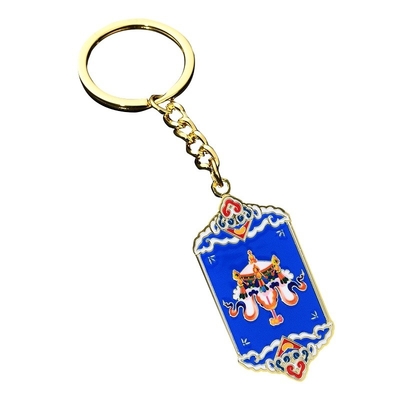 2024 Προσαρμοσμένο αλυσίδιο ψευδαργύρου Carabiner Keychain με το λογότυπο του πελάτη και Gravure εκτύπωση