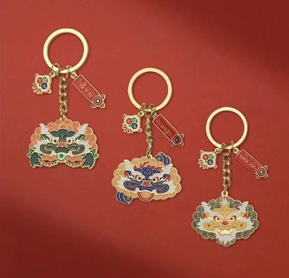 2024 Προσαρμοσμένο αλυσίδιο ψευδαργύρου Carabiner Keychain με το λογότυπο του πελάτη και Gravure εκτύπωση