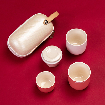 Δημιουργική κάψουλα Quick Cup Travel Kung Fu Tea Set για γραφικά 1 χρώμα Χρωματική εκτύπωση