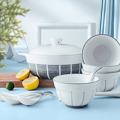 PHMI Perfect 4,5 ιντσών κεραμικό μπολ σούπας σετ 1 χρωματική εκτύπωση για γραφικά ετήσιο δώρο