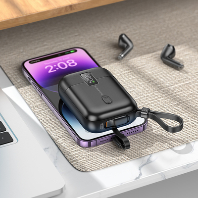 10000mAh Power Bank Πλήρως συμβατό με καλώδιο και κινητή τροφοδοσία