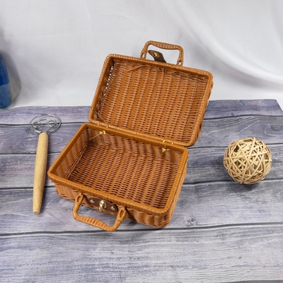 Έξι κομμάτια εξαιρετικό Wicker υφασμένο καλάθι γάμου γενέθλια δώρο για τους καλεσμένους έναρξη