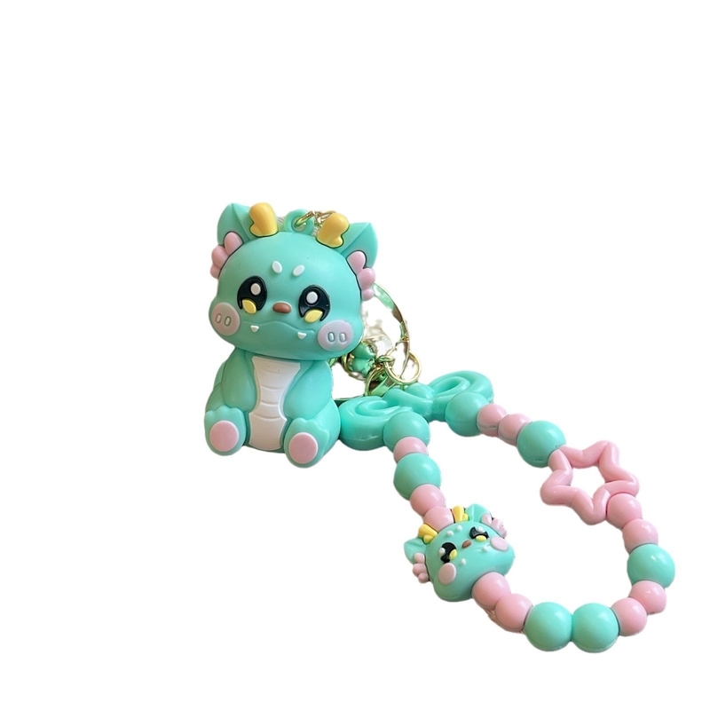 3.5cm*5cm PVC Dragon Keychain Καλό μικρό δώρο για σακίδιο κρεμασμένη αλυσίδα περιλαμβάνεται