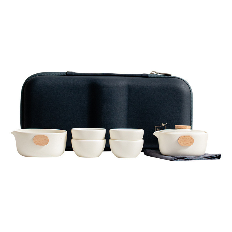 Δραστηριώδη Δώρα Τσαγιού Ark Express Cup Tea Set με μία κατσαρόλα και τρεις φλιτζάνια φορητή τσάντα