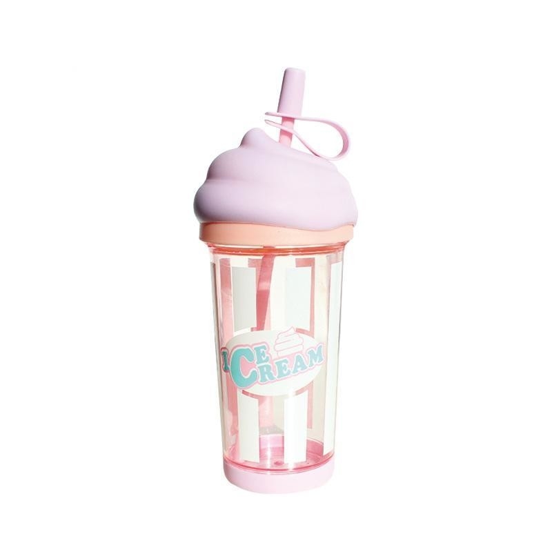 Παγωτό Straw Cup Δημιουργική τάση Μεγάλη χωρητικότητα Κύπελλο νερού για την εκτίμηση των εργαζομένων