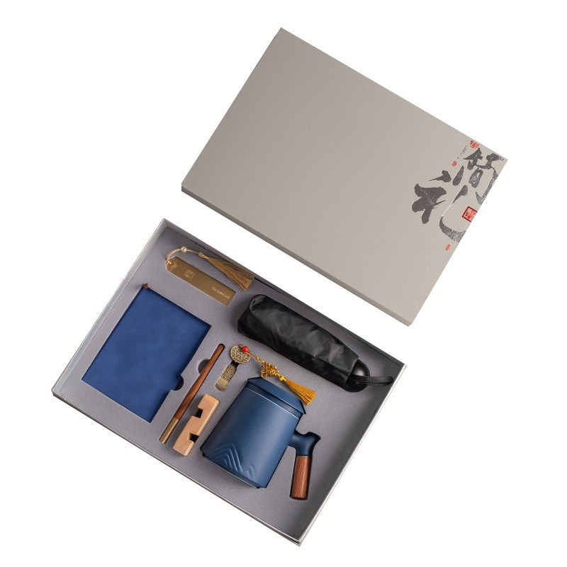 Προσαρμοσμένο Business Water Cup Gift Set για ξενοδοχεία και θέρετρα Enterprise Office Gift Box