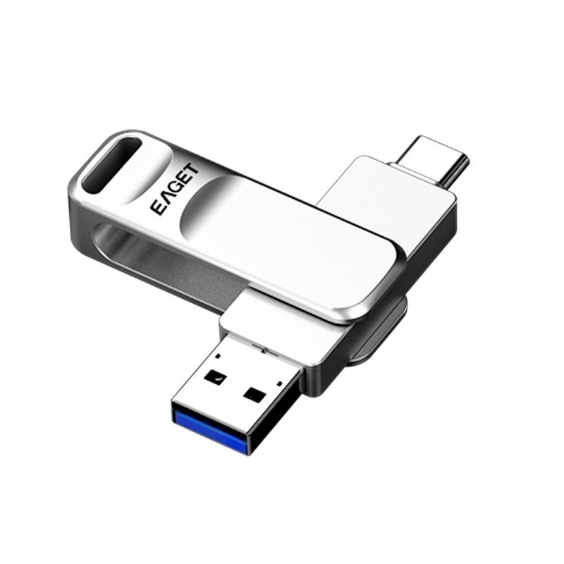 Τύπος C USB3.0 Δύο διεπαφές USB Drive περιστρεφόμενη σχεδίαση για πολλαπλής χρήσης τοποθέτηση αυτοκινήτου